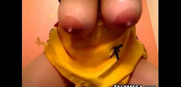  Slut Teasing Her Big Beautiful Breasts